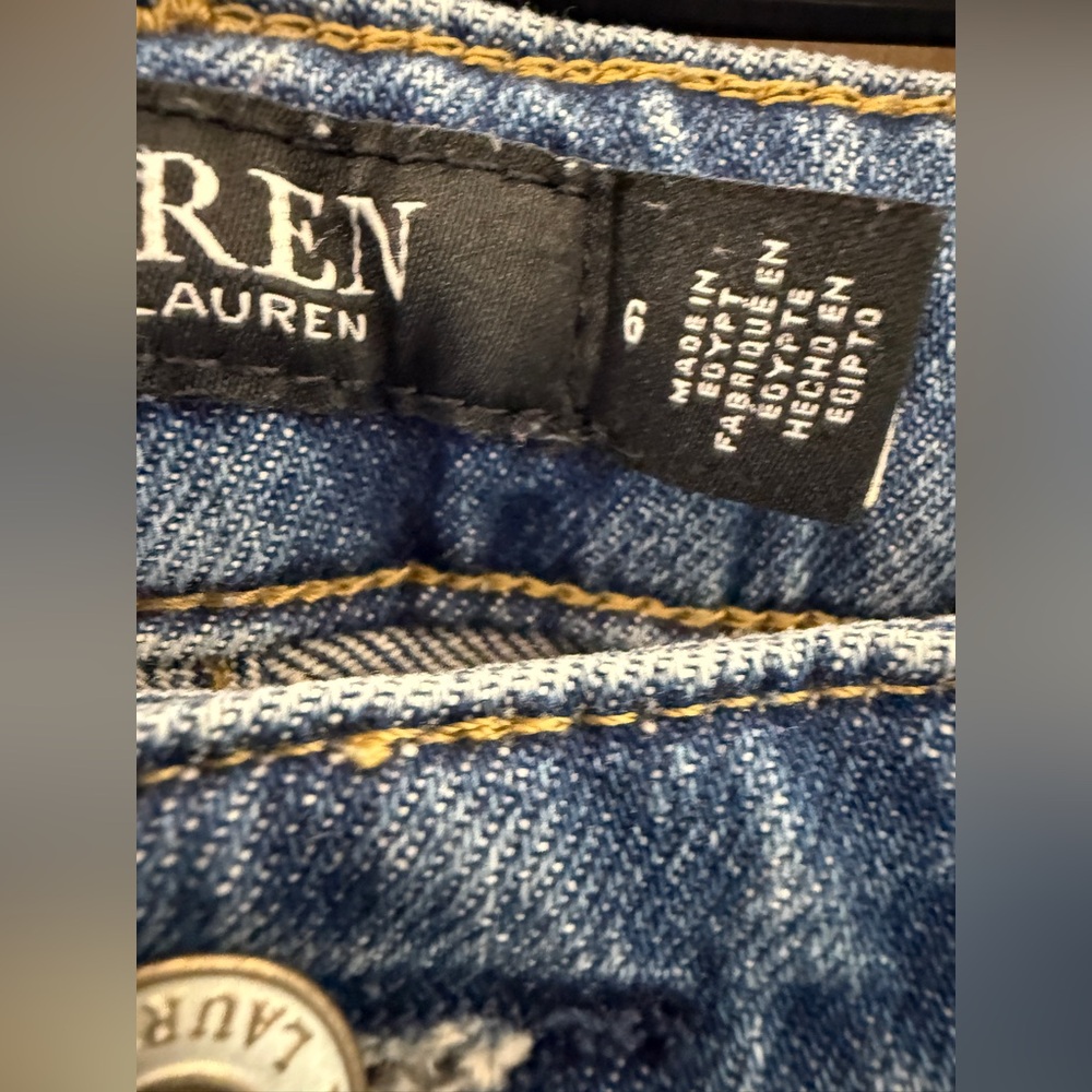 Ralph Lauren Women’s Straight Blue Jeans - Picture 12 of 14